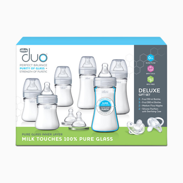 Chicco Duo Deluxe Hybrid Baby Bottle Gift Set.