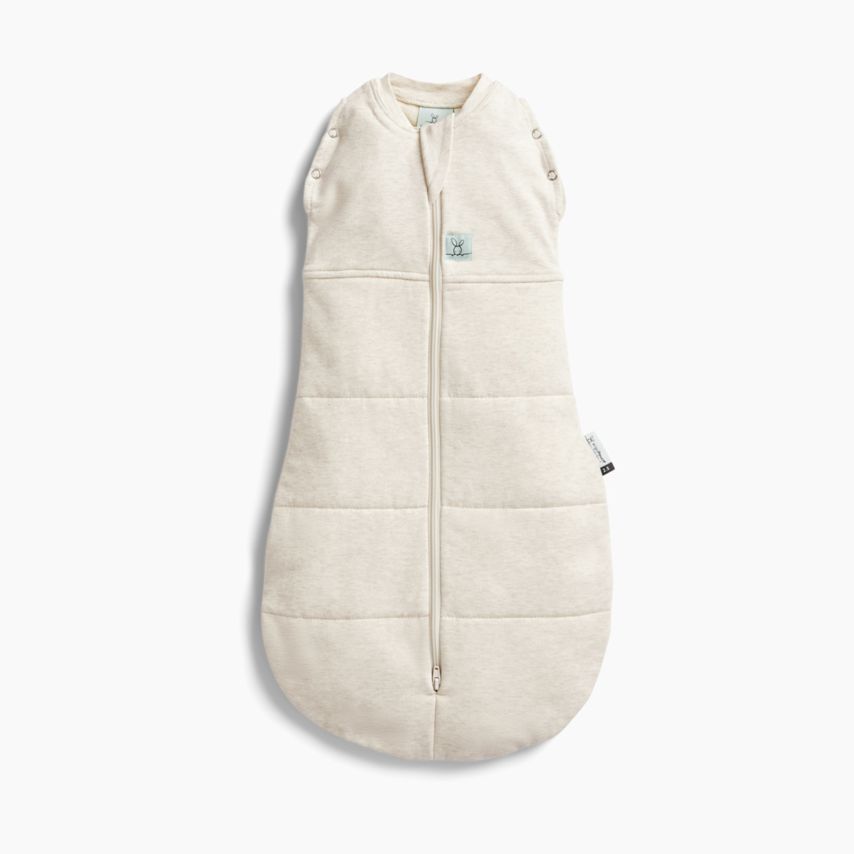 ergoPouch Cocoon Swaddle Sack 2.5 Tog - Oatmeal Marle, 0-3 Months.