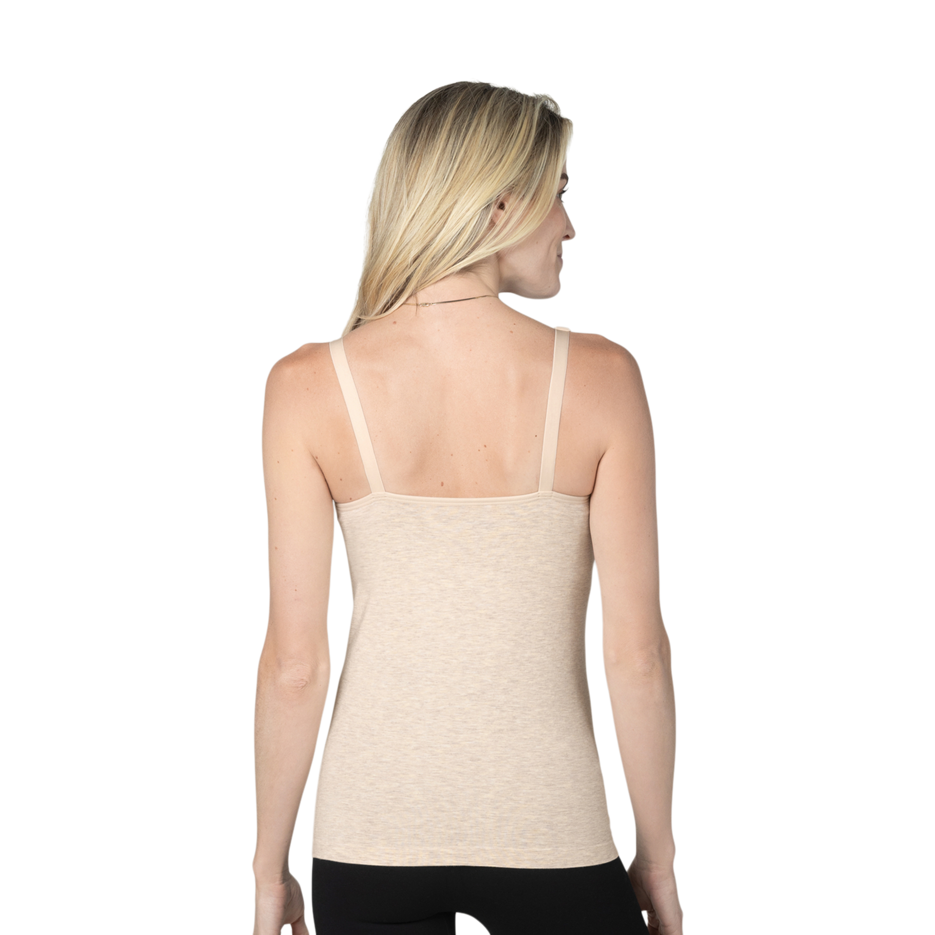 Kindred Bravely Sublime Bamboo Hands-Free Pumping & Nursing Cami - Oatmeal Heather, Small Busty.