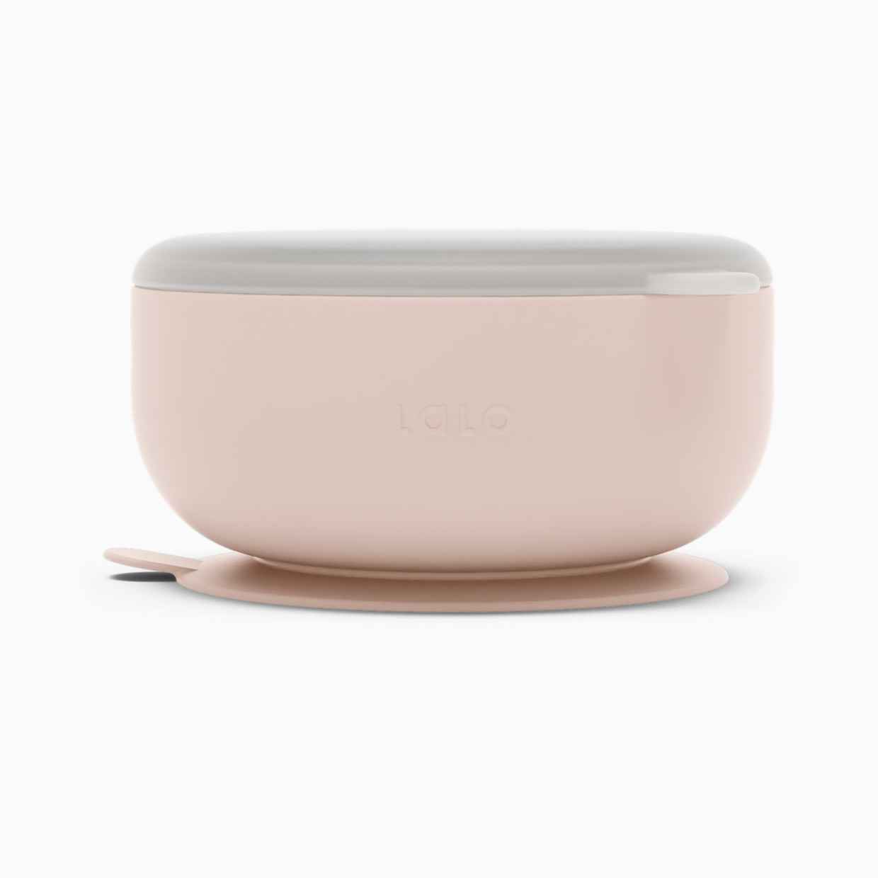 Lalo Suction Bowl + Lid - Grapefruit.