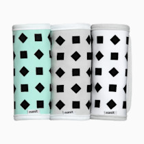 Nanit Breathing Wear Band 3-Pack – Works with Nanit Pro Baby Monitor to Track Breathing Motion Sensor-Free, Real-Time Alerts, 100% Cotton, Size Small, 0-3 Months, Multi-Color