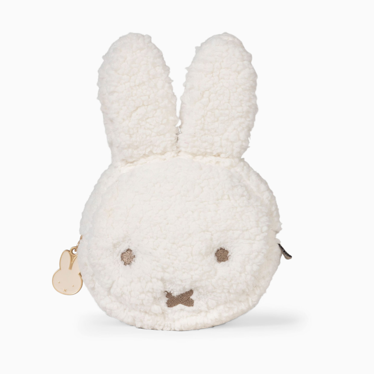 JUJUBE The Plush Miffy Mini Pouch - Taupe Miffy.