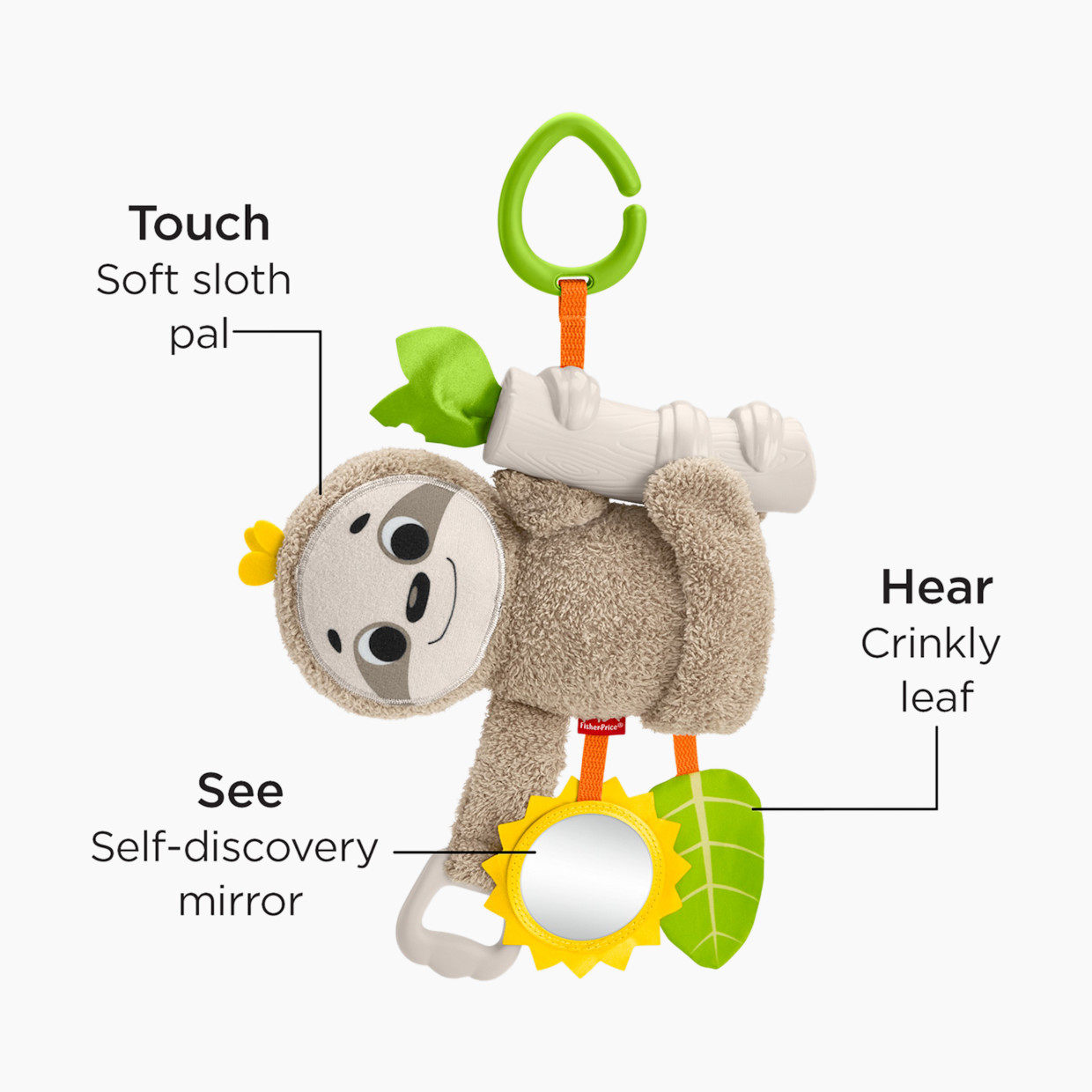 Fisher-Price Slow Much Fun Stroller Sloth.