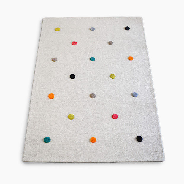 Pehr Rectangular Rug - Multi Pom Pom, 4'x6'.