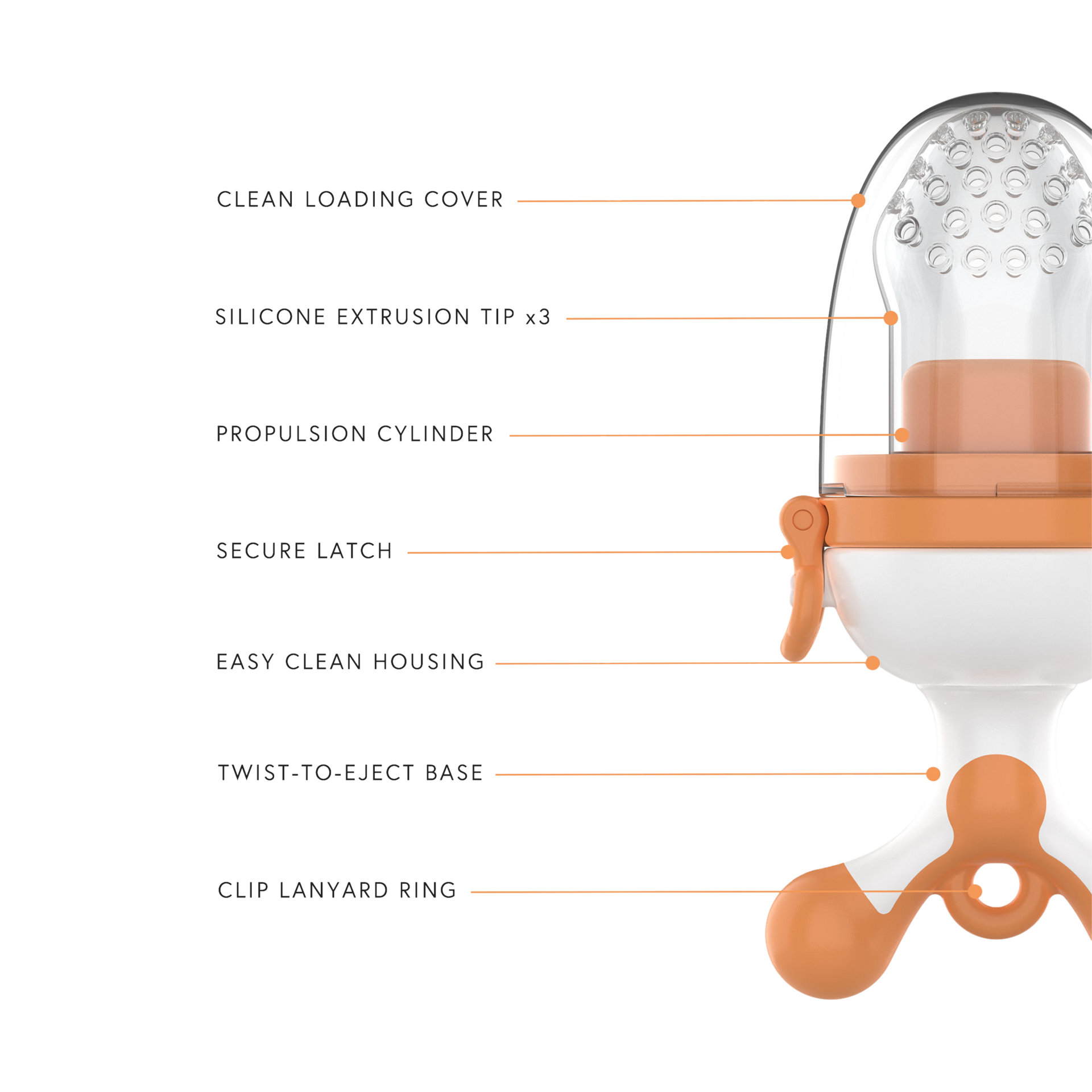 Quark Fruuti Baby Fruit Feeder.