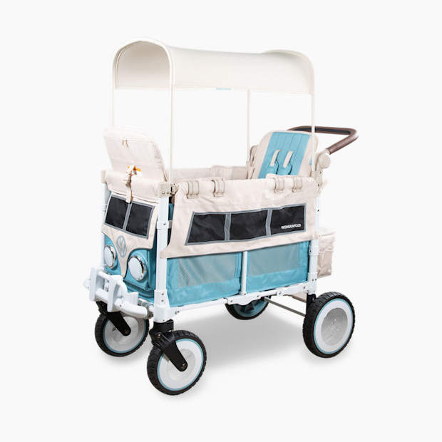 WonderFold Wagon VW Edition Quad Stroller Wagon (2 Seater).