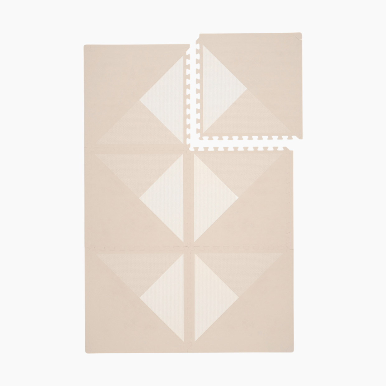 Toddlekind Haven Foam Play Mat | Kyte Collection - Mocha, 8X12.