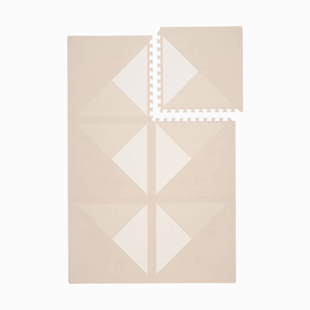 Toddlekind Haven Foam Play Mat | Kyte Collection - Mocha, 6X8.