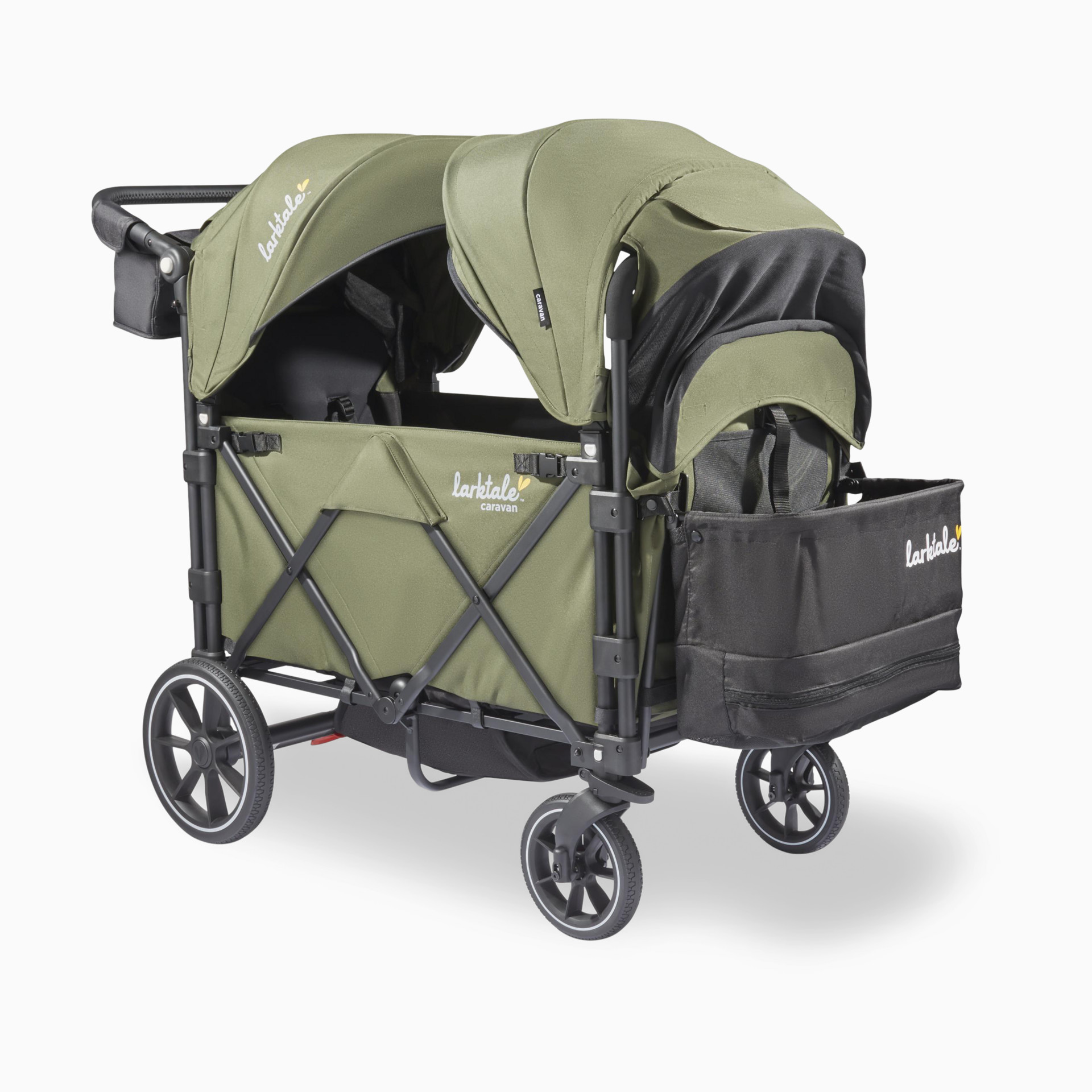 Larktale Caravan V3 Stroller Wagon - Chelsea Green | Babylist Shop