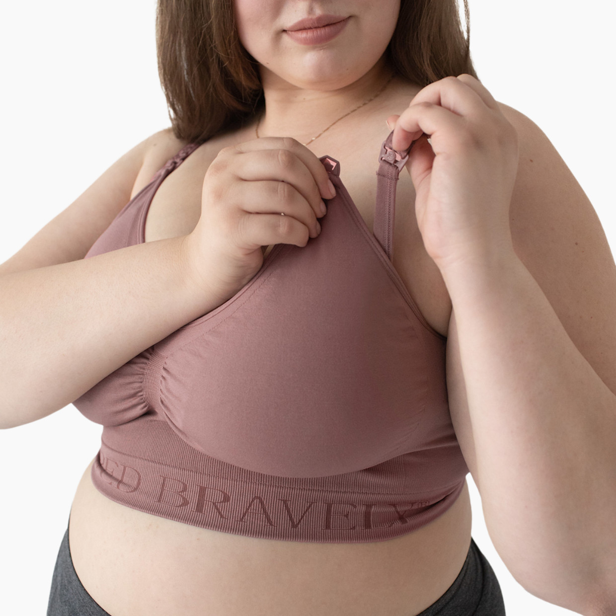 Kindred Bravely Simply Sublime Seamless Nursing Bra For Breastfeeding - Twilight, 2 X Busty.