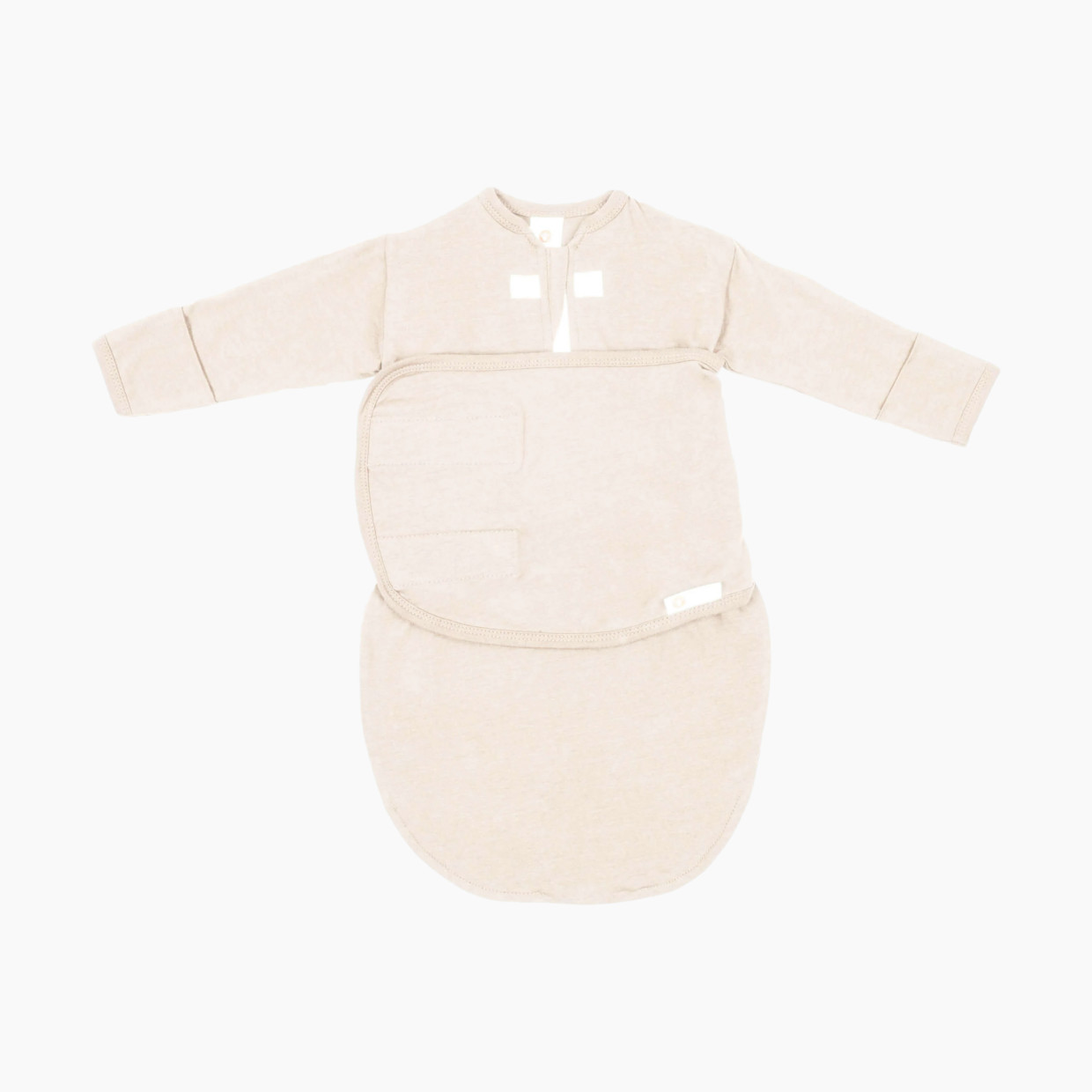 Embe Babies Long Sleeve Swaddle Sack - Cream, Newborn 6-14lbs.