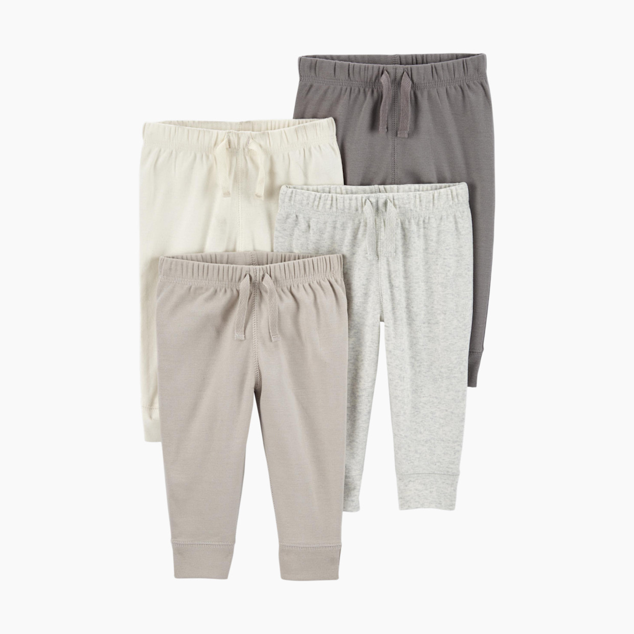 Carter's 4-Pack Pull-On Pants - Tan, 3 M.