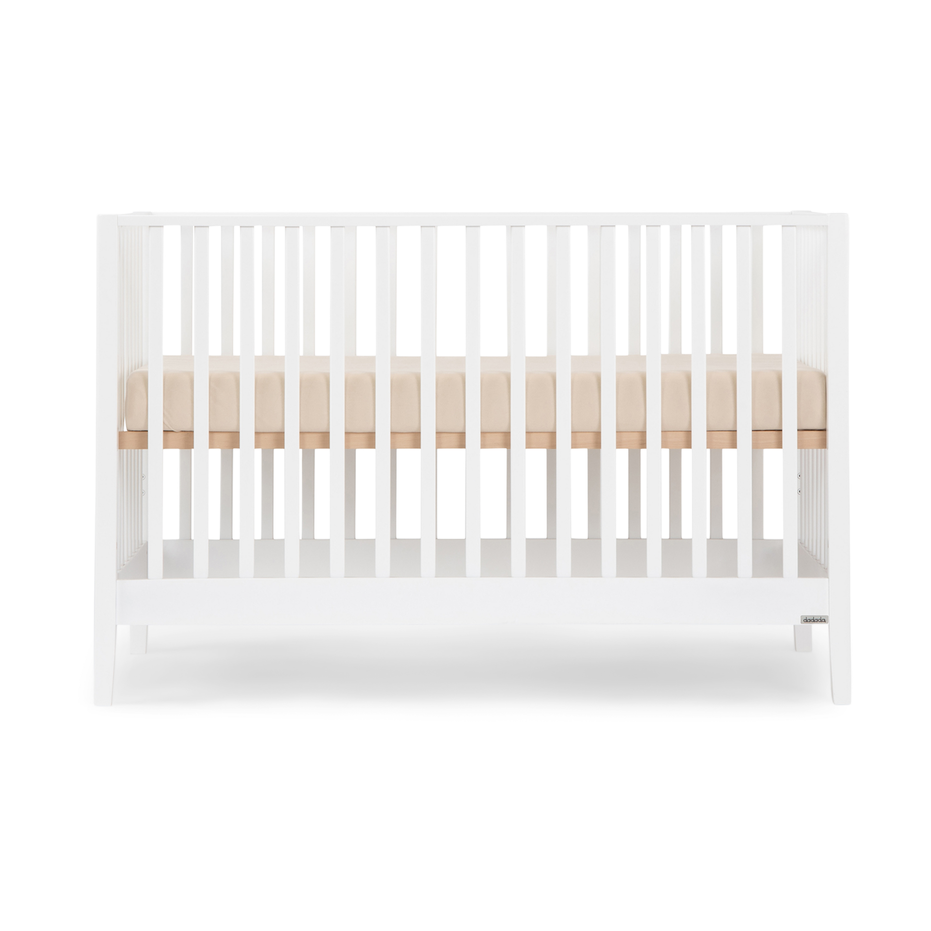 dadada LaLa 3-in-1 Convertible Crib - White.