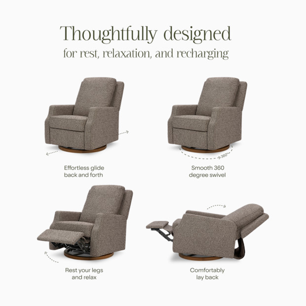 Namesake Crewe Manual Recliner and Swivel Glider.