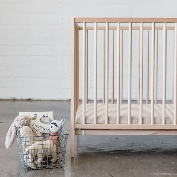 Solly Baby Crib Sheet - Neutral Stripe.