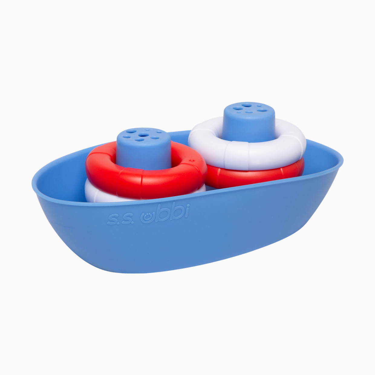 Ubbi Boat and Buoys Bath Toy.