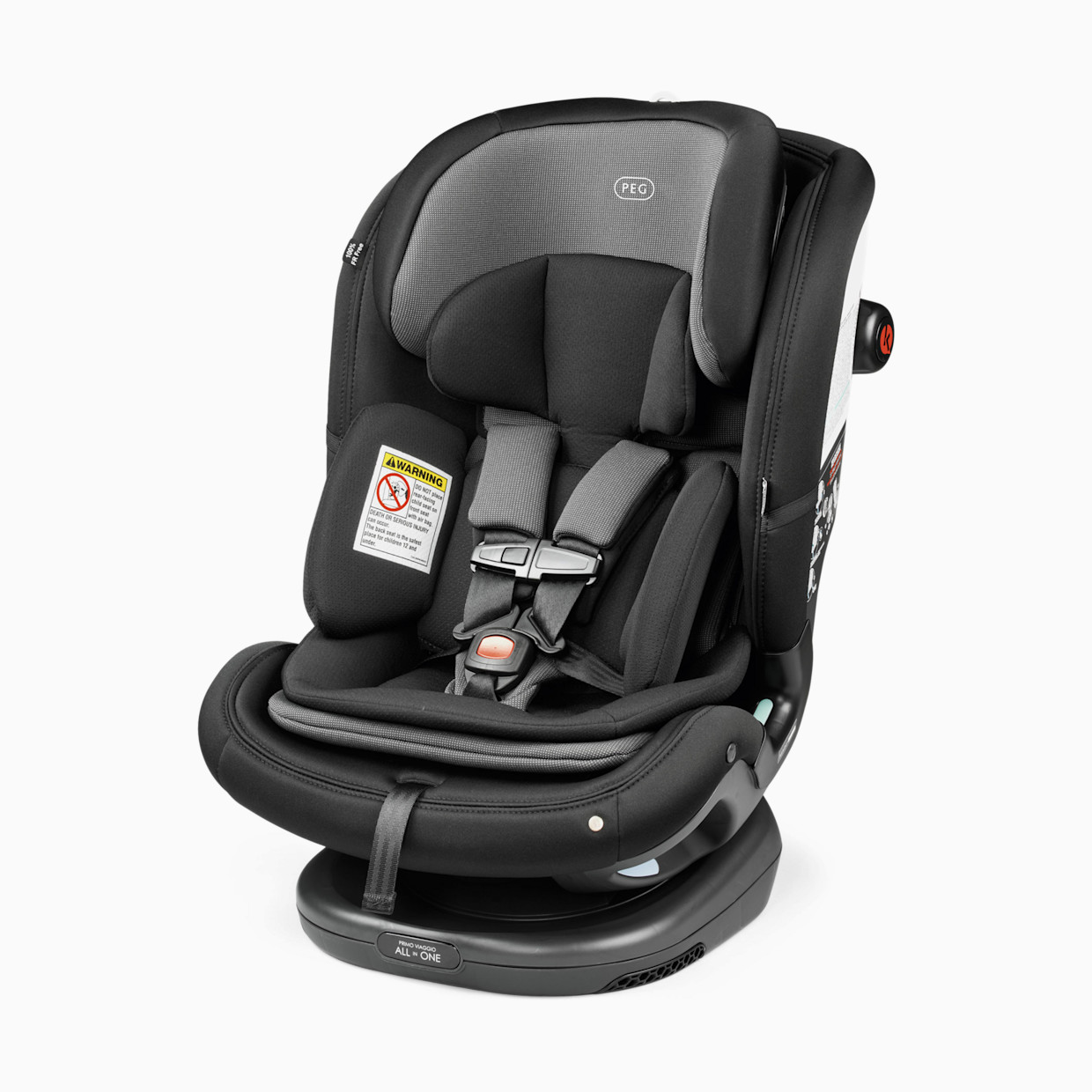 Peg Perego Primo Viaggio All-in-One Convertible Car Seat - Crystal Black.