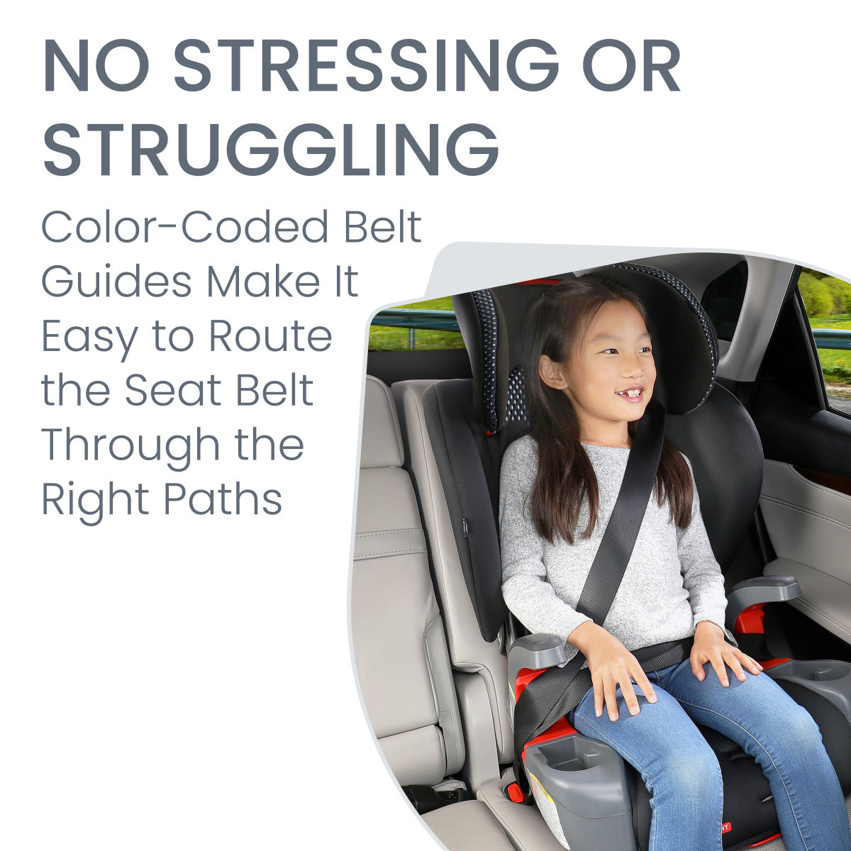 Britax Grow With You ClickTight Harness-2-Booster - Cool Flow Grey.