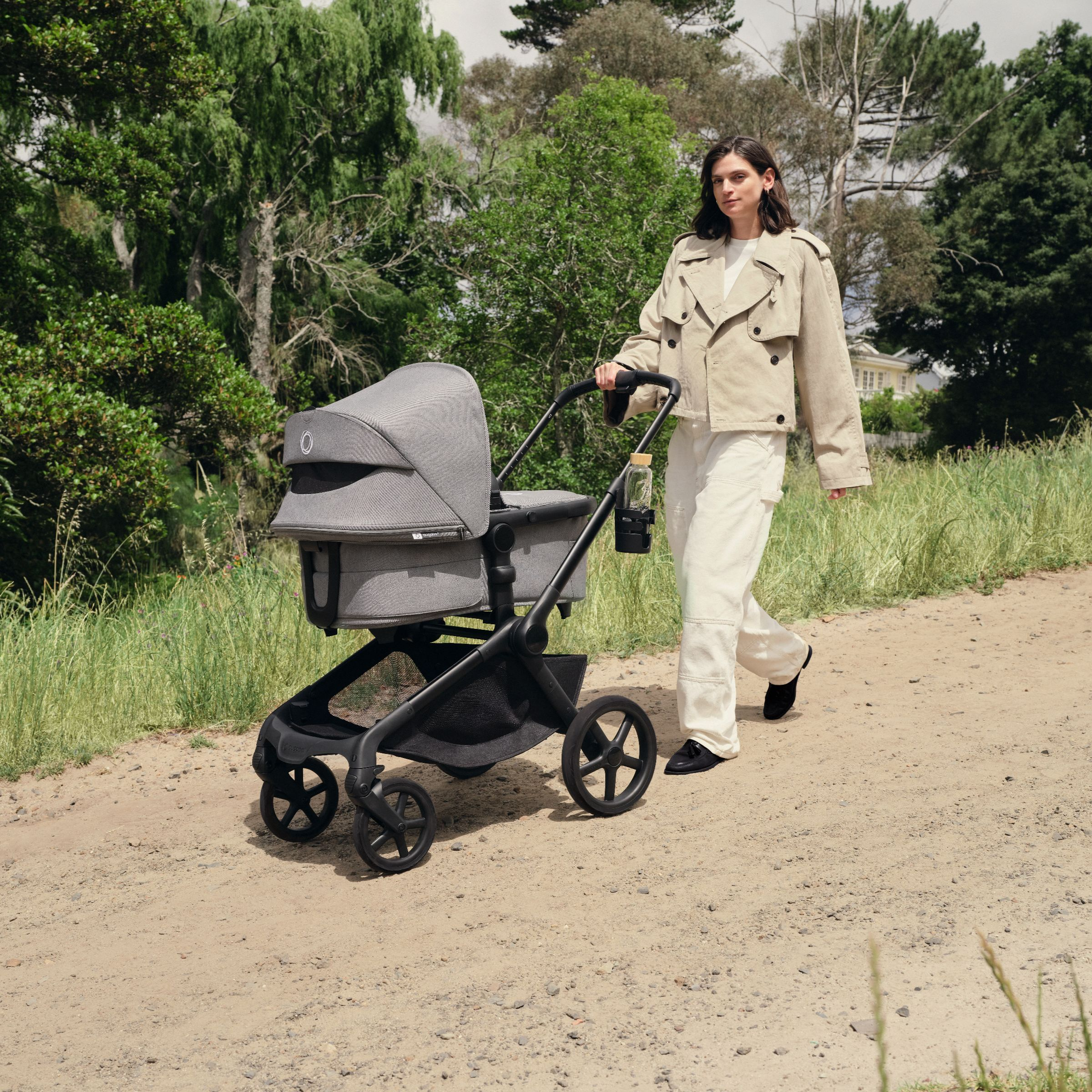 Bugaboo Kangaroo Stroller - Moon Grey.