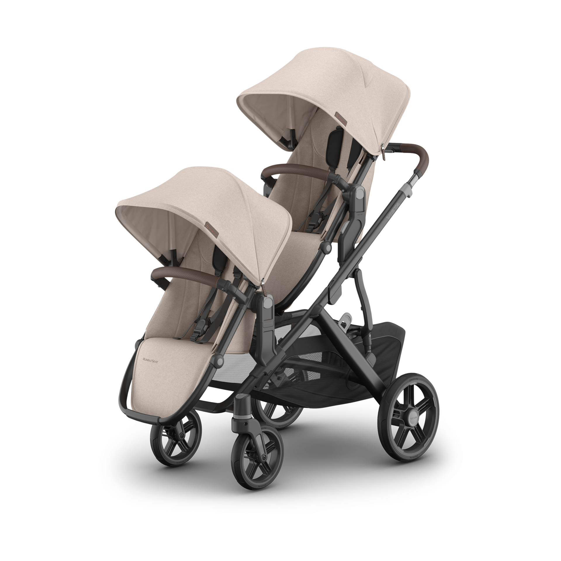 UPPAbaby Vista V3 Stroller, RumbleSeat V3 & Upper Adapters - Ada.