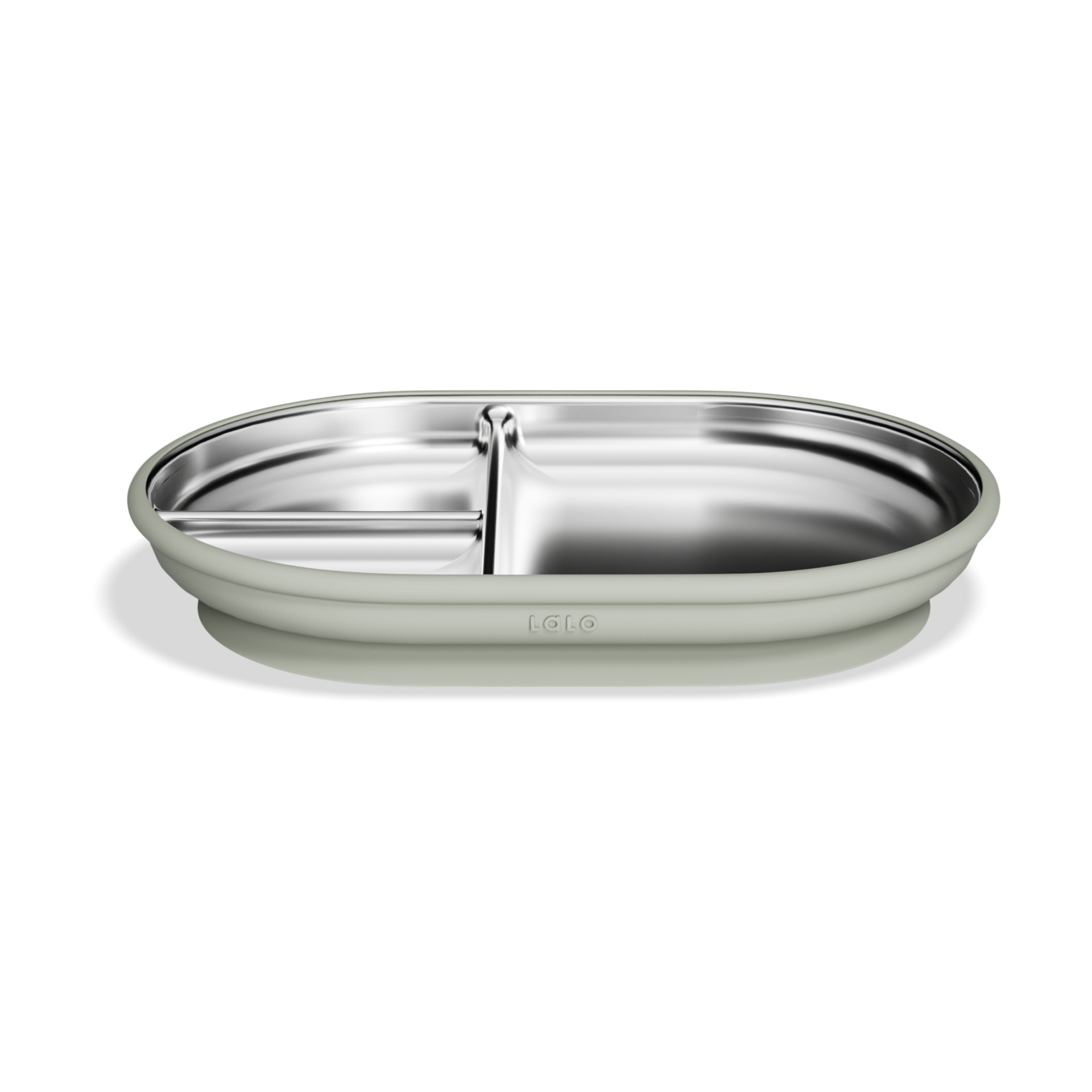 Lalo Stainless Mealtime Essentials - 5pc Set - Sage.