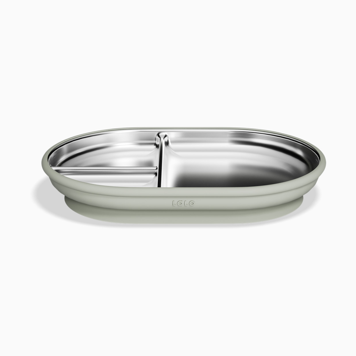 Lalo Stainless Mealtime Essentials - 5pc Set - Sage.