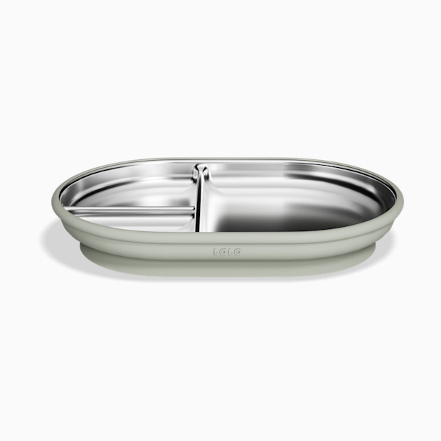 Lalo Stainless Steel Suction Plate.