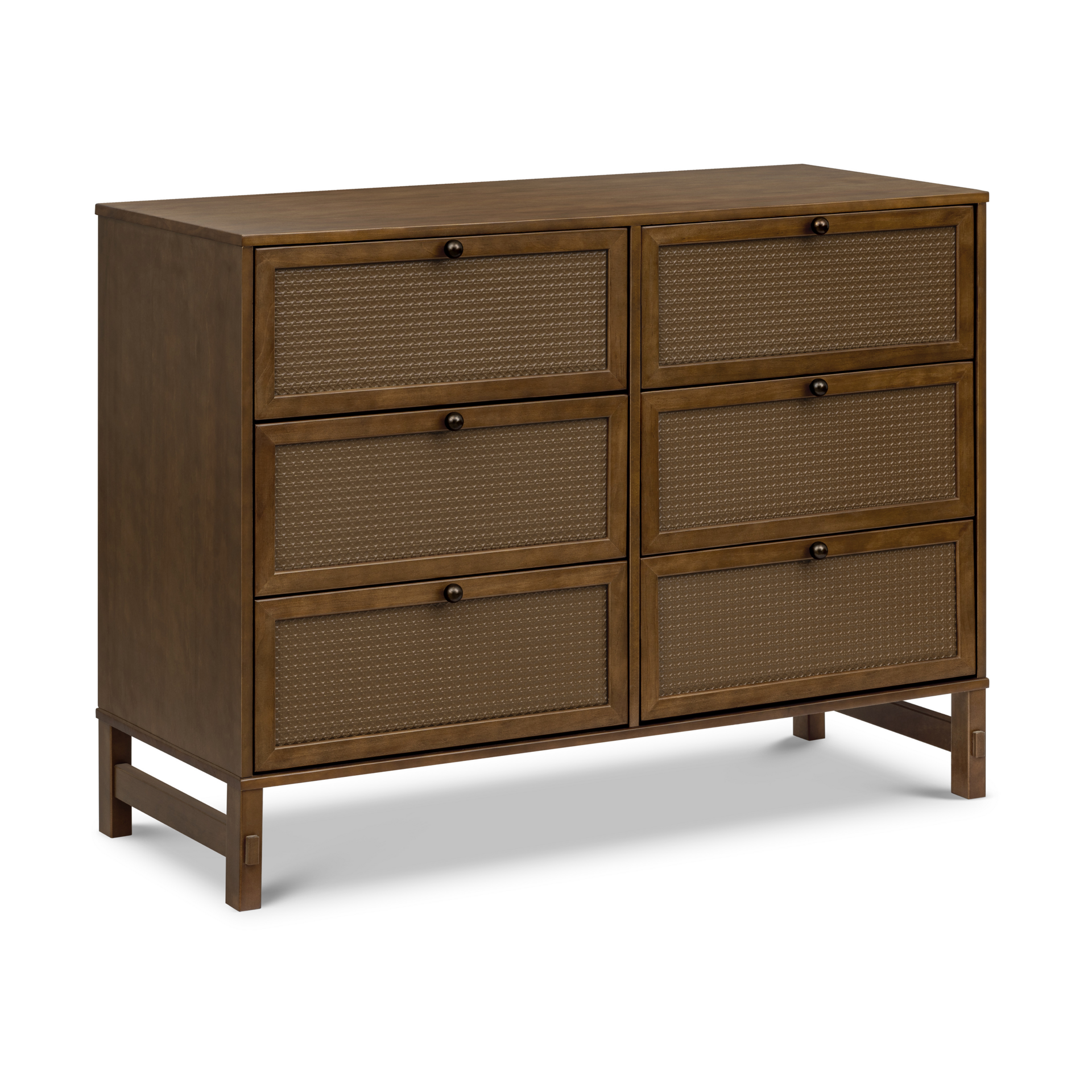 daVinci Margot 6-Drawer Dresser - Walnut.