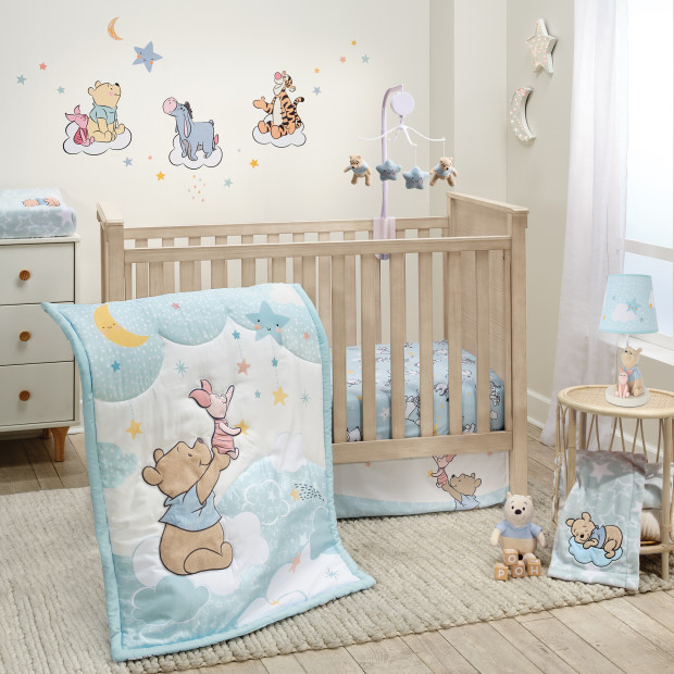 Lambs & Ivy Musical Baby Crib Mobile - Starlight Pooh.