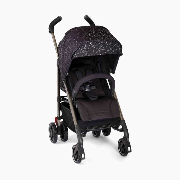 Diono Flexa Luxe Umbrella Stroller - Black Platinum.