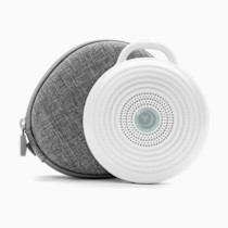 Yogasleep Rohm Portable White Noise Sound Machine + Travel Case in Grey, Sleep Therapy, Crush-Resistant Travel Case, for Adults, Kids & Baby, Noise Blocking & Office Privacy, Registry Gift
