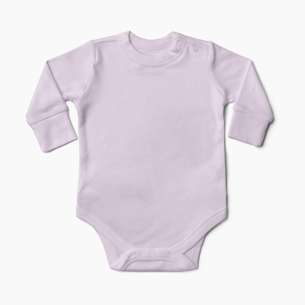 Goumi Kids x Babylist Long Sleeve Bodysuit - Lilac, 0-3 M.