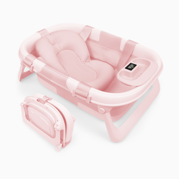 Jool Baby Fold ‘n Store Baby Bathtub With Built-in Thermometer.