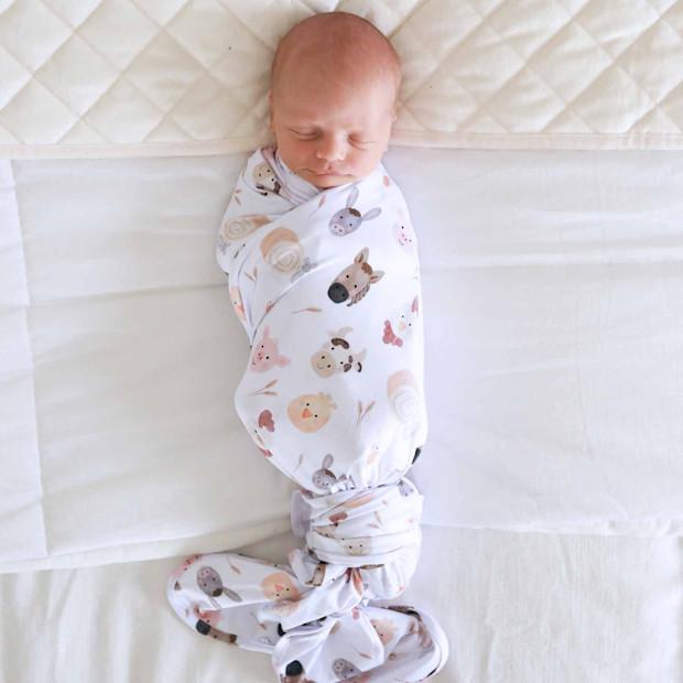 Caden Lane Oversized Swaddle Blanket.