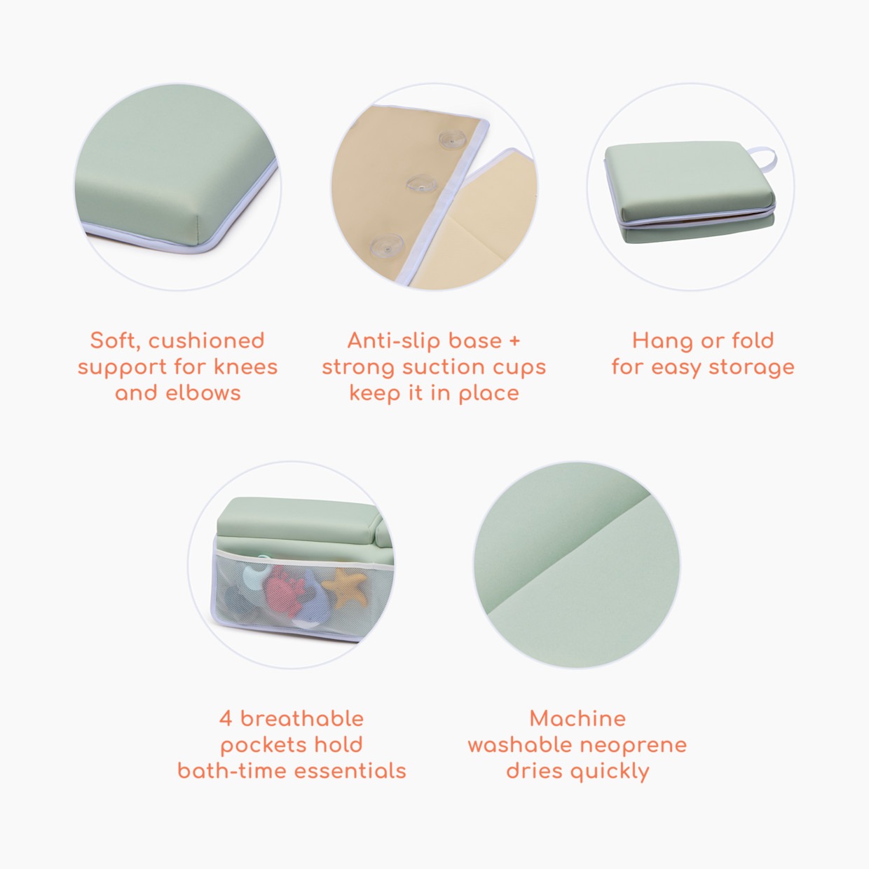 Milou Modern Elbow & Knee Rest - Mint.