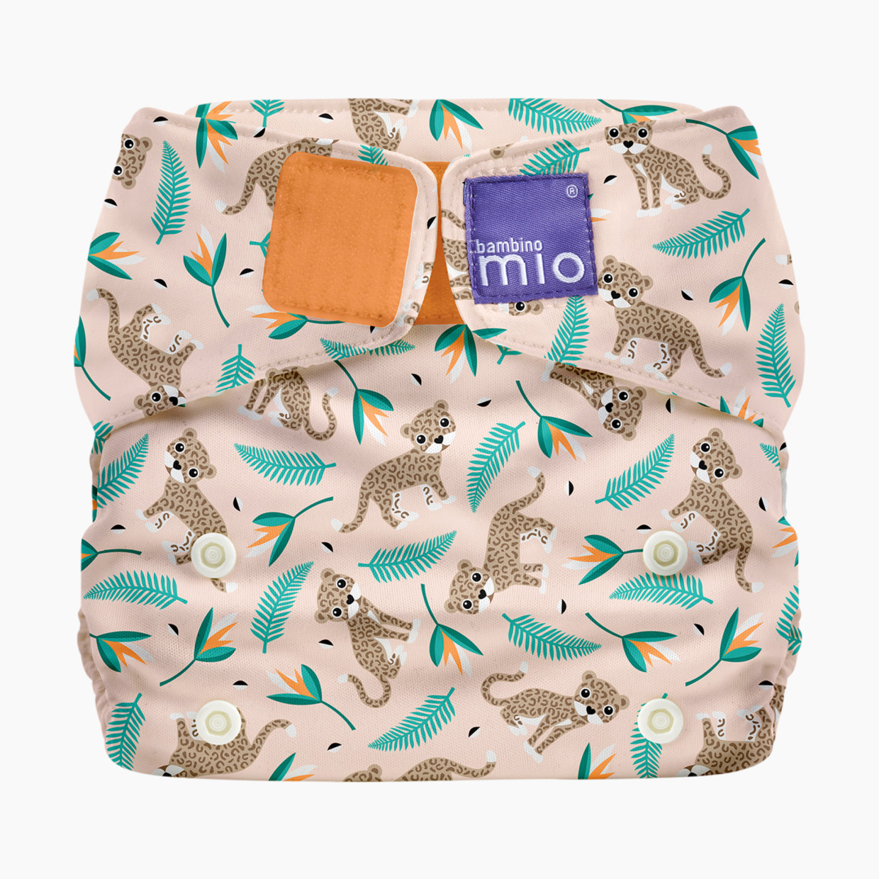 Bambino Mio Miosolo Classic Cloth Diaper - Wild Cat, One Size (8-35 Lbs).