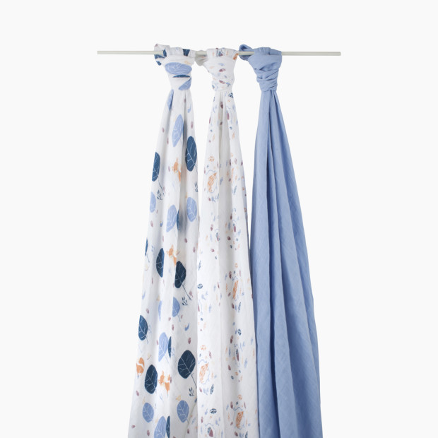 Aden + Anais Organic Muslin Swaddles (3 Pack) - Into the Woods.