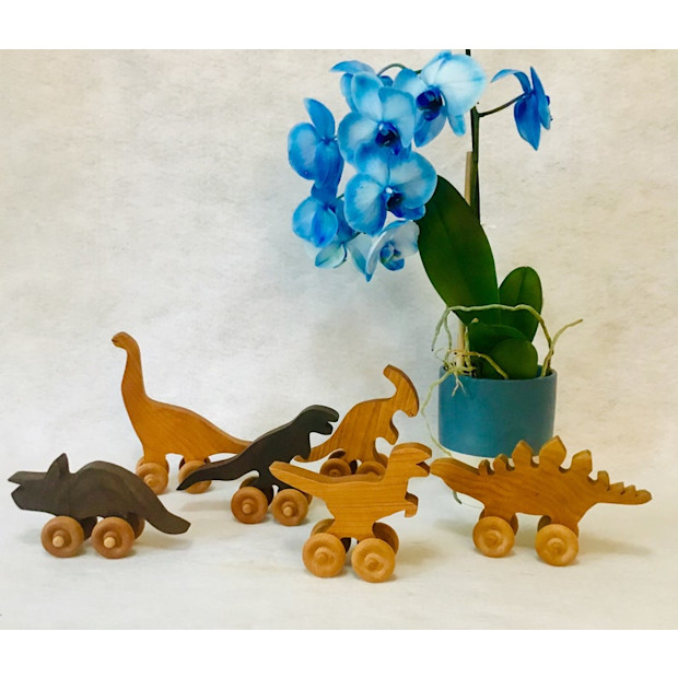 BaldwinToy Wooden Dinosaur Toys.