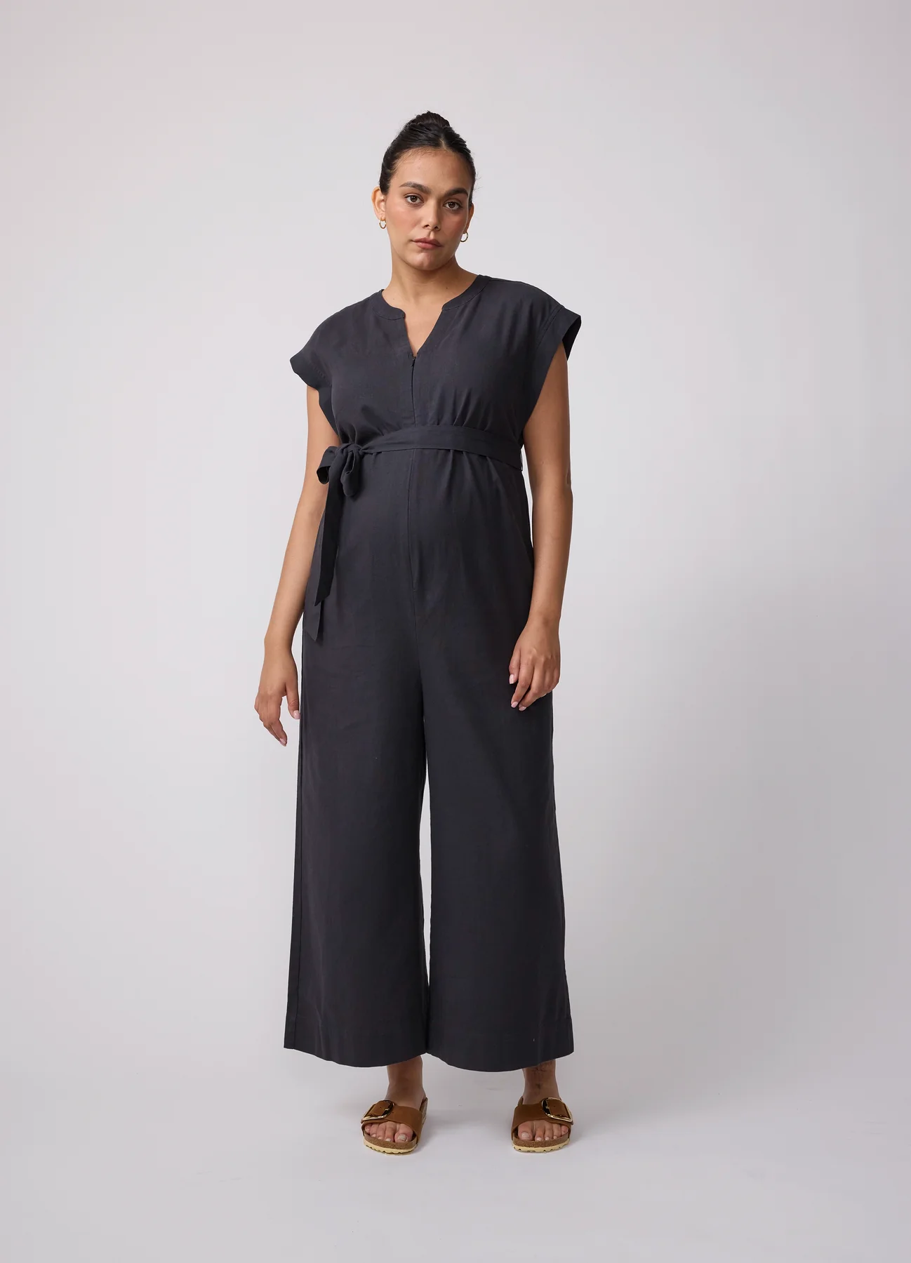 Ingrid & Isabel Arlo Maternity Woven Jumpsuit.