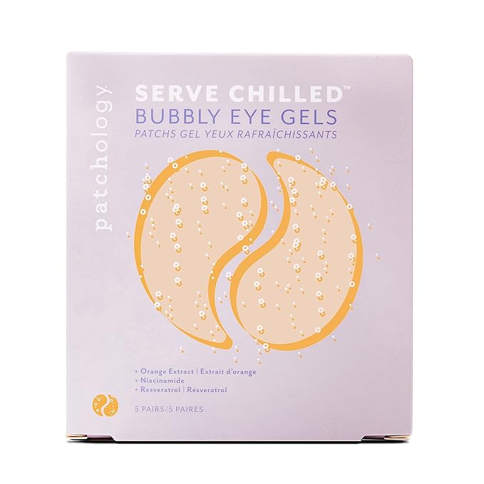 Patchology Serve Chilled Bubbly Eye Gels.