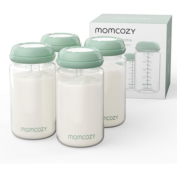 Momcozy Breast Milk Storage Collection 10 oz, 4 pcs.