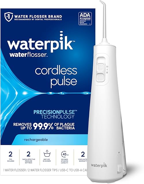 Waterpik Cordless Water Flosser for Teeth, Gums and Tonsil Stones.