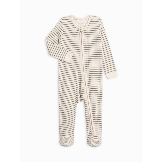 Kendi Kit Ribbed Zipper Sleeper.