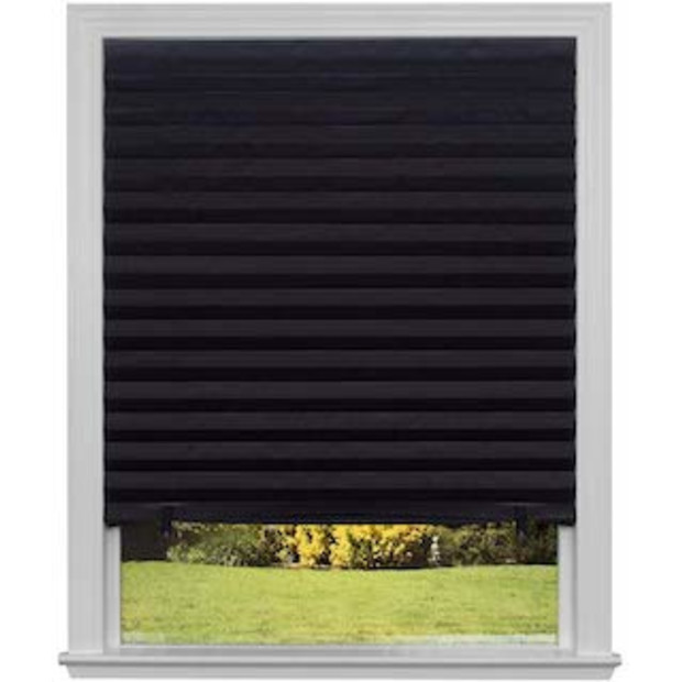 Redi Shade No Tools Original Blackout Pleated Paper Shade.