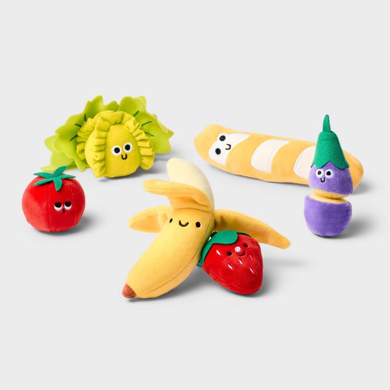 Gigglescape Plush Food Play Set.