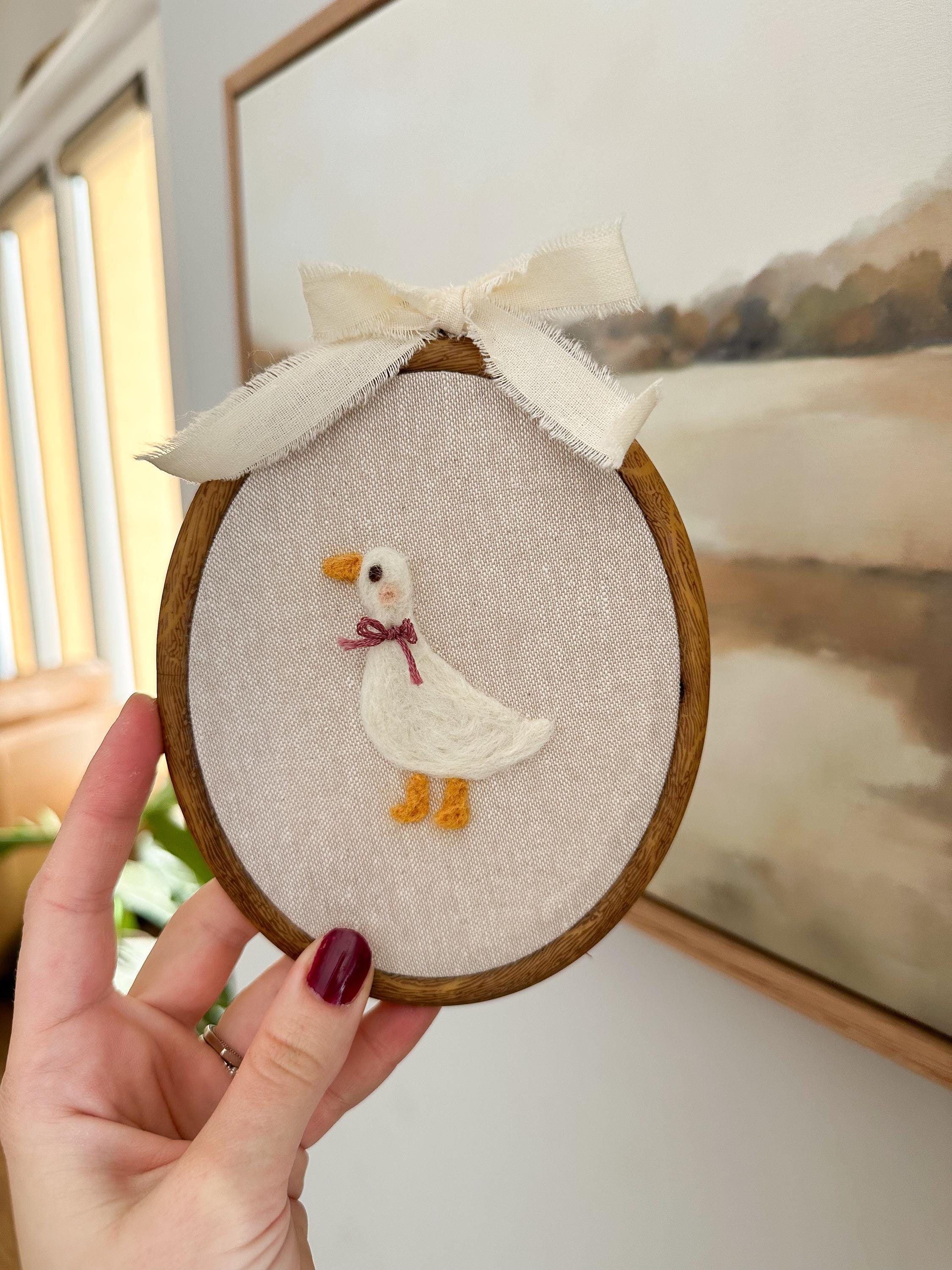 TheWoolyFarm Goose Nursery Decoration.