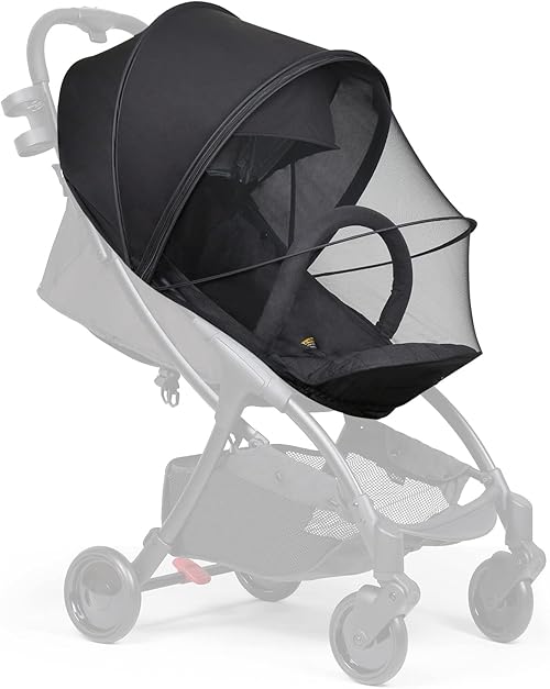 Beberoad Love  Universal Stroller Sunshade & Mosquito Net 2-in-1 Stroller Cover with UV Protection.