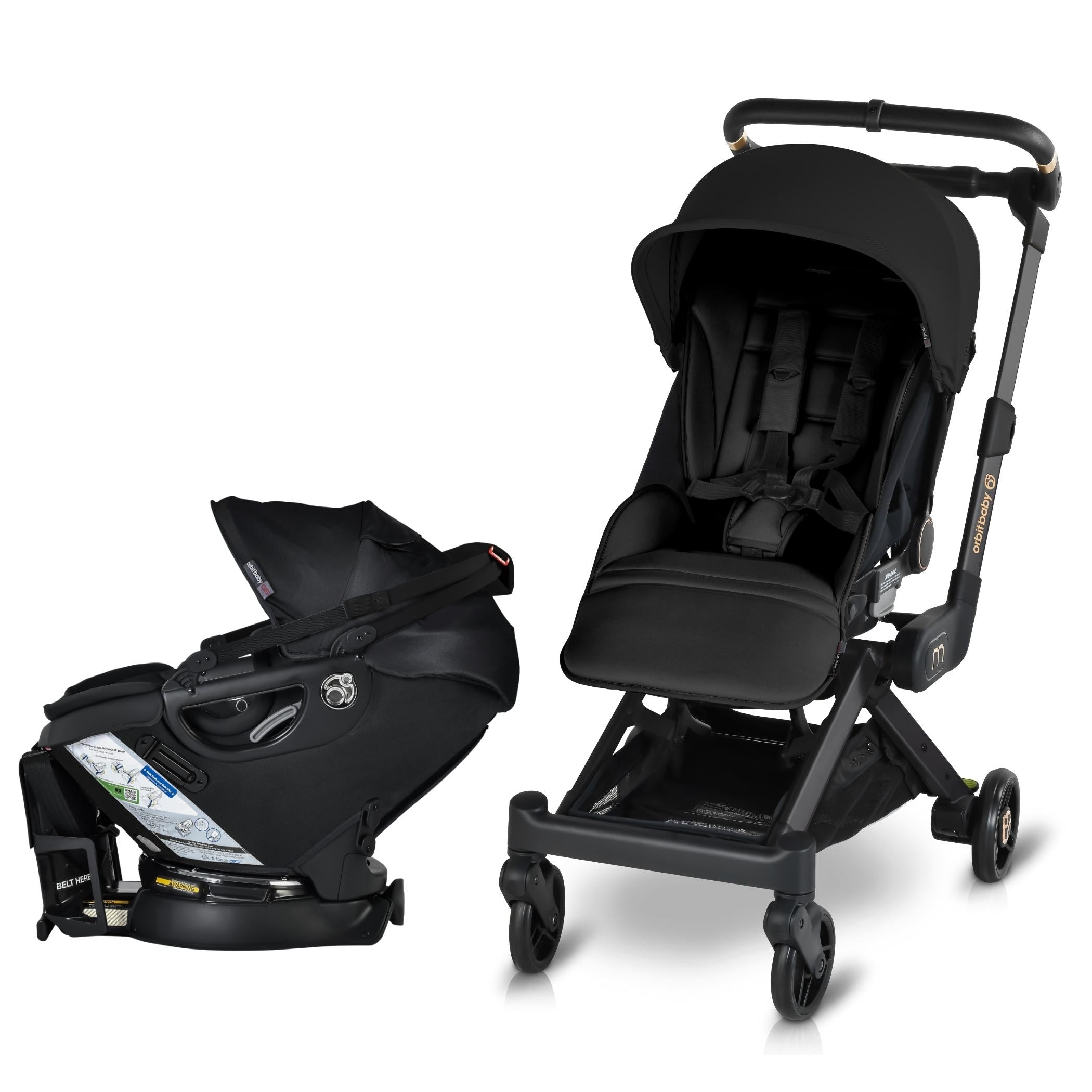 Orbit Baby Stroll & Ride Travel System - Stroller & Carseat Combo.