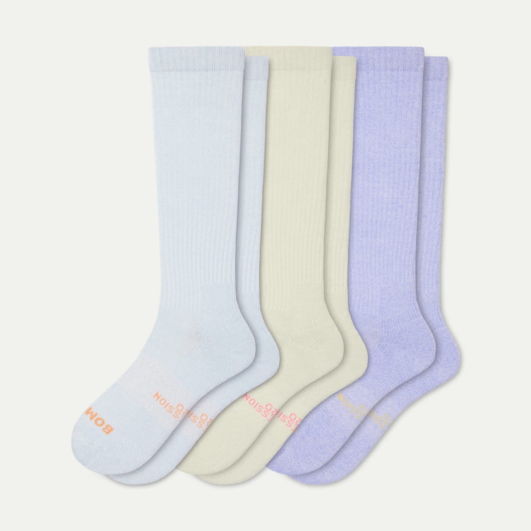 Women's Everyday Compression Knee High Sock, 3-Pack.