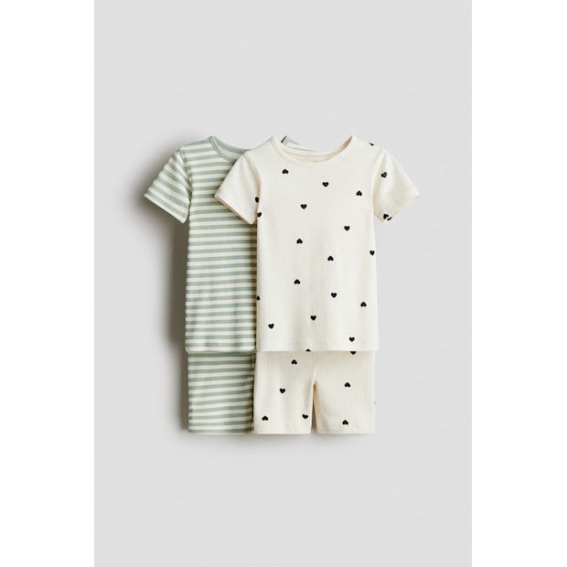 H&M 2-PACK Printed Jersey Pajamas.